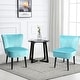 preview thumbnail 10 of 31, Costway Set of 2 Armless Accent Chair Upholstered Leisure Chair Single - 23'' x 27.5'' x 30''