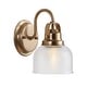preview thumbnail 51 of 113, Shirley Metal/Glass LED Vanity Light, by JONATHAN Y