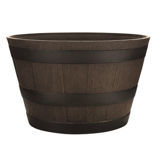 Southern Patio Whiskey Barrel Planter