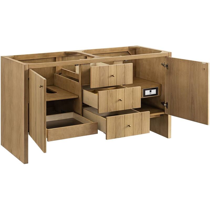 James Martin Vanities 435-V60D-M Hudson 60" Free Standing Double Basin