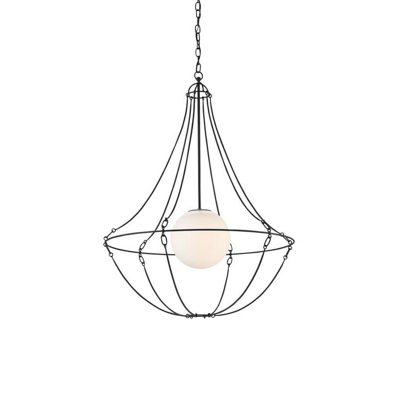 Currey & Company Stanleigh Bronze Pendant - 38"h x 28.5"dia