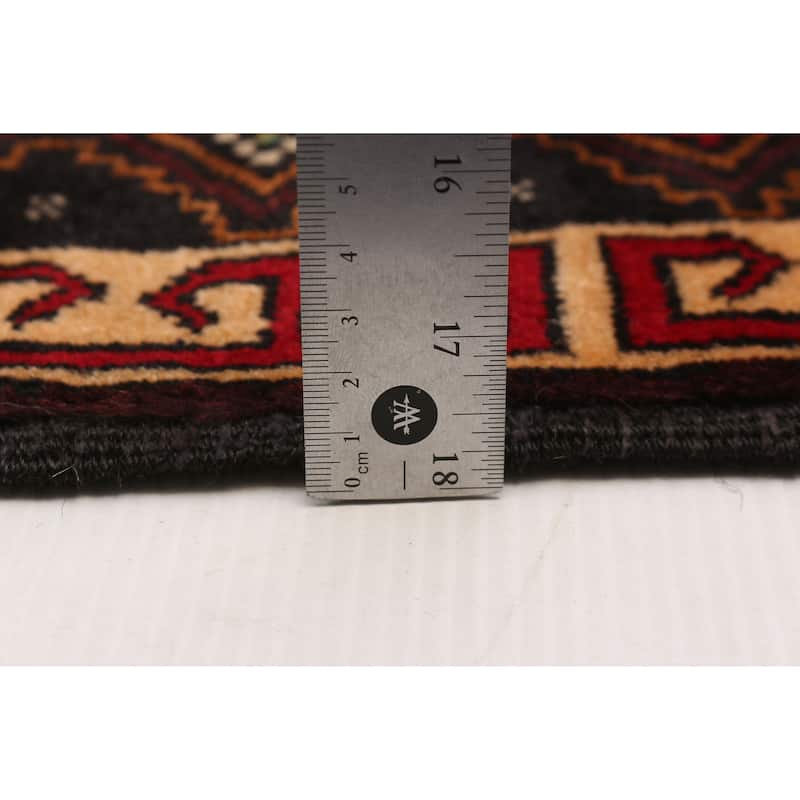 Teimani Red Rug 3'10" x 6'7" - 3'10 x 6'7
