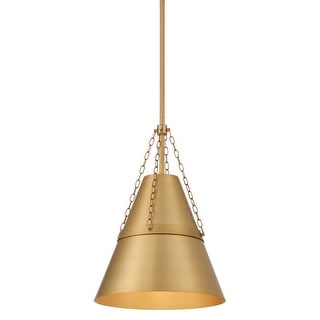 Minka Lavery 3933 Springfield 12" Wide Pendant with Steel Shade