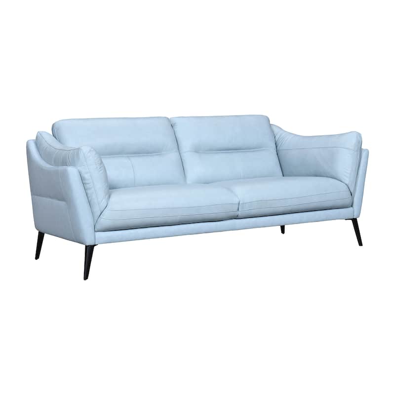 Franz 87" Modern Leather Sofa