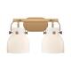 Option Brushed Brass / Matte White
