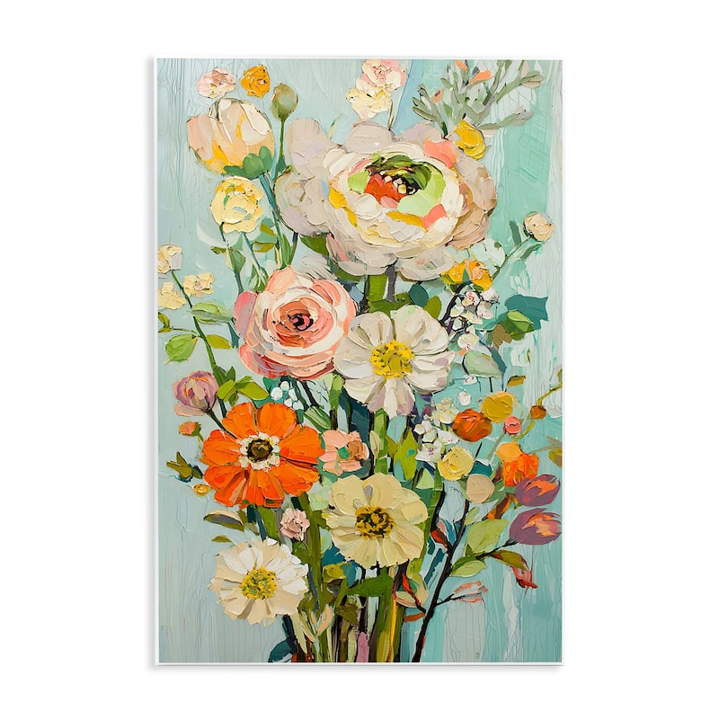 Stupell Flowers On A Whim Wall Plaque Art Design By Franklyn Gregory - 13 x 19