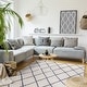 preview thumbnail 2 of 25, Gertmenian Zurich Modern Bohemian Plush Soft 2" Polypropylene Shag Area Rug