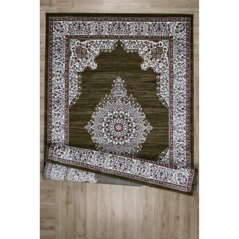 Master Collection Medallion Transitional Area Rug