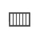 preview thumbnail 5 of 4, Universal Toddler Safety Guardrail (Dowels) Gray