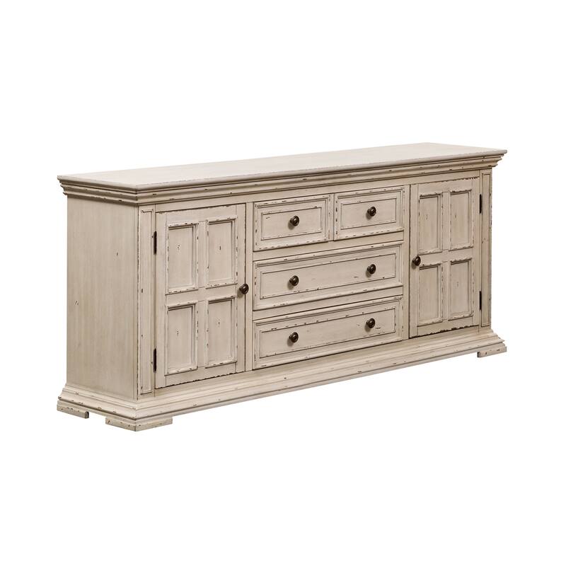 Big Valley Distressed 76 Inch TV Console