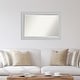 preview thumbnail 11 of 27, Beveled Wood Wall Mirror - Shiplap White Frame