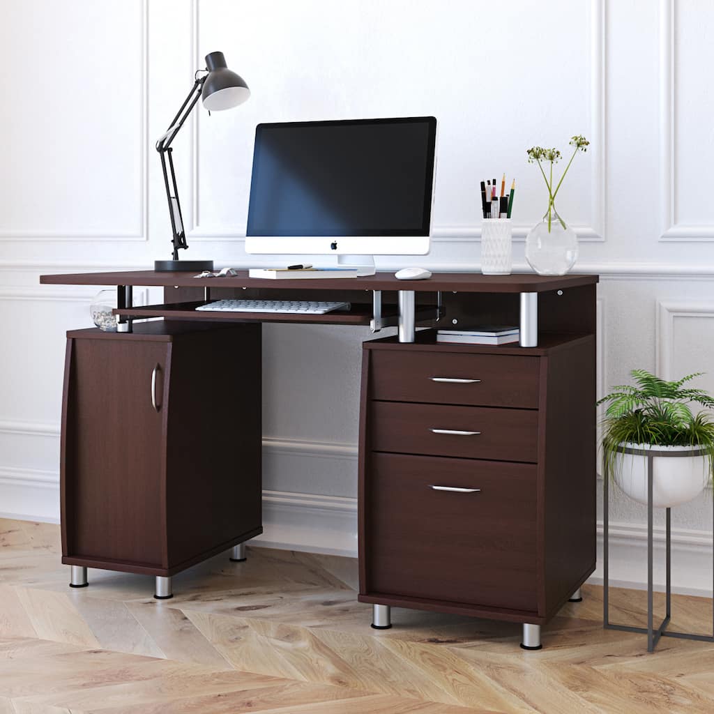 Techni Mobili Complete Workstation Computer Desk with Storage