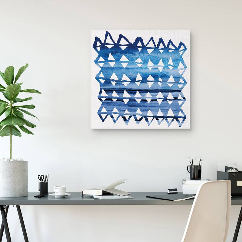 Blue Ways by Nikki Chu Canvas Art Print