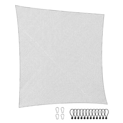 Golf Net Sports Netting Barrier for Backyard Driving Training Swing - Black 10X15 feet single net