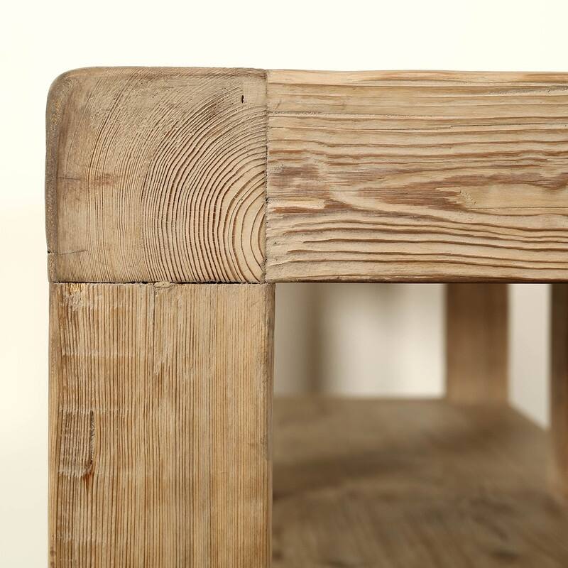 Harbor Beam Shelf Console Weathered Natural-71"