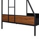 preview thumbnail 10 of 11, Twin over Full Metal Bunk Bed Modern Style Steel Frame with Safety Rail, Built-in Ladder for Bedroom, Dorm, Boys, Girls, Adults