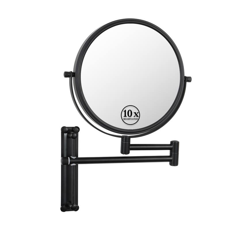 8 inch Double-Sided Framed Wall Mounted Magnifying Bathroom Mirror