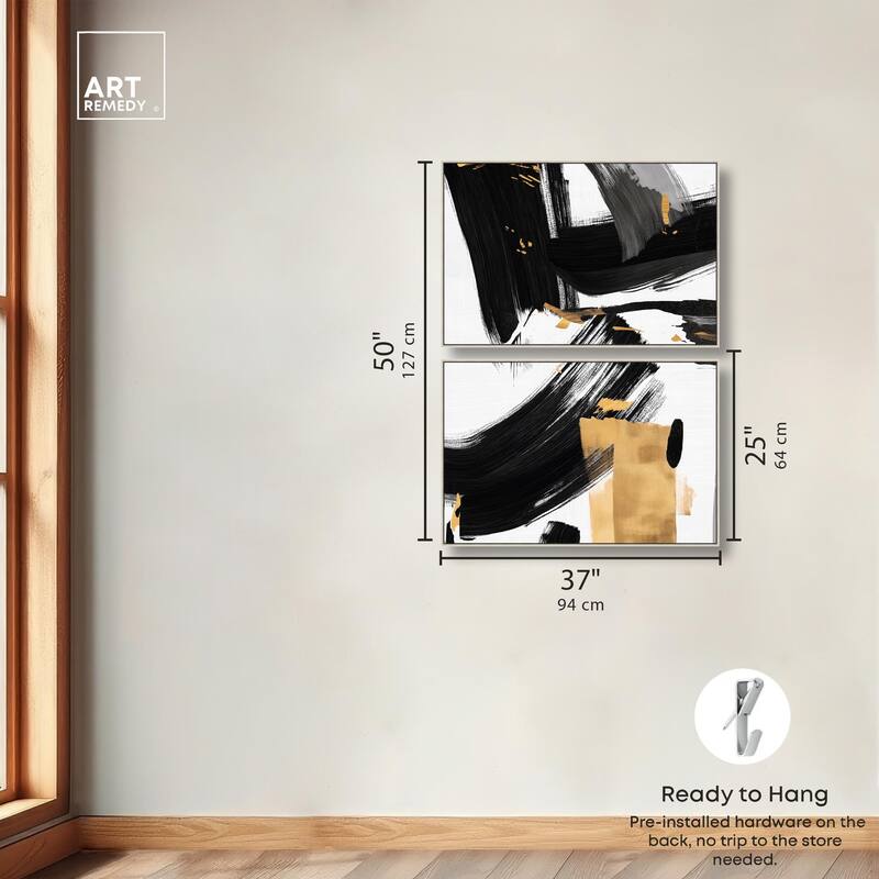 Refined Simplicity Canvas Set of 2 by Art Remedy