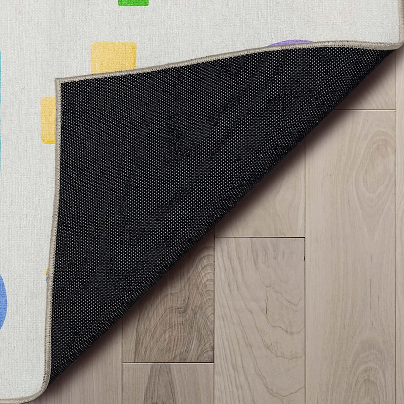 Well Woven Crayola Vibrant Modern Classroom Playroom Kids Rug