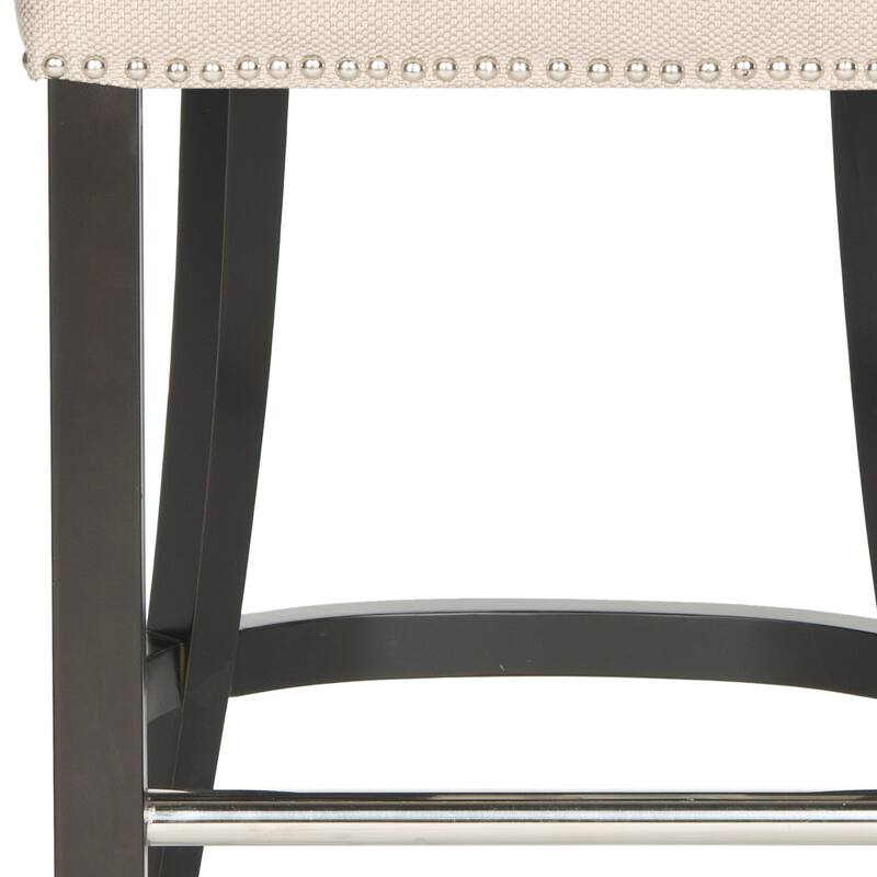 SAFAVIEH Deedee Charcoal Ring Counter Stool - 19.6" x 24.2" x 39.8" - 20Wx24Dx40H