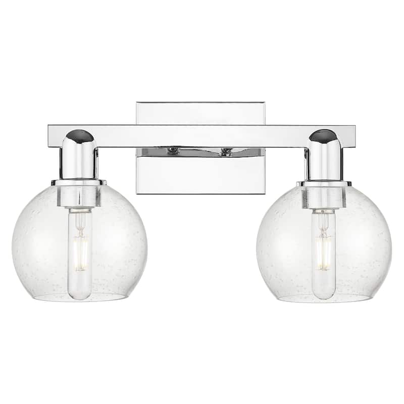 Innovations Lighting 716-2W-10-17 Athens Vanity Athens 2 Light 17" - Polished Chrome / Seedy