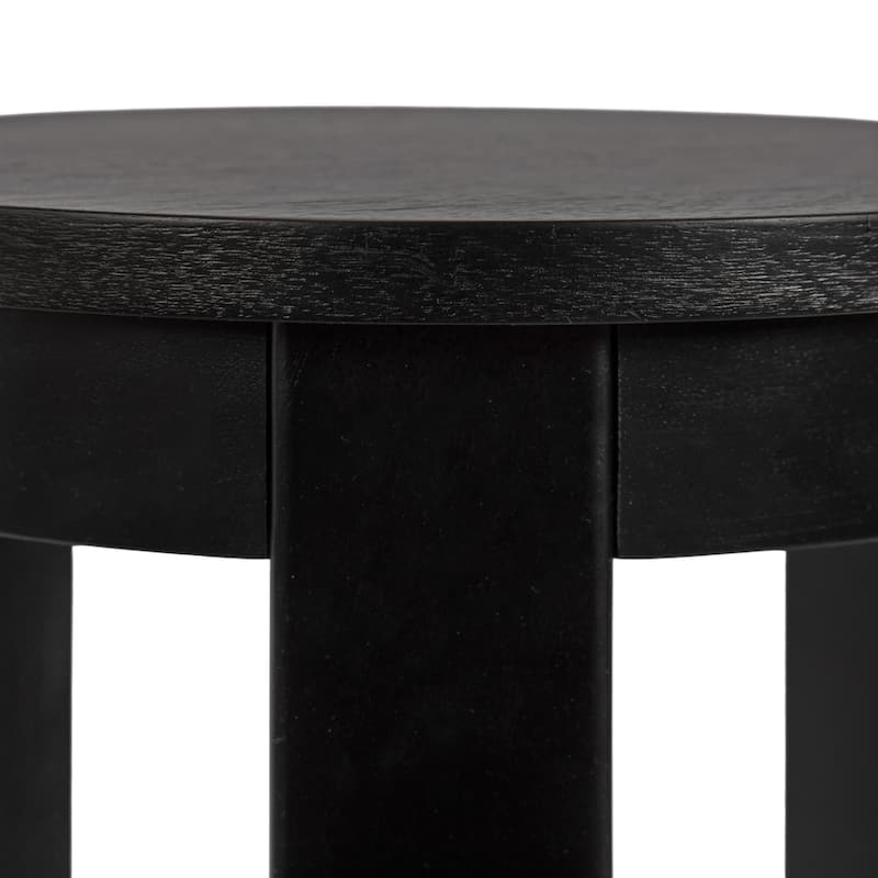 Kate and Laurel Foxford Round Wood Side Table