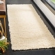 preview thumbnail 97 of 121, SAFAVIEH Athens Shag Ilaha 1.5-inch Thick Rug 2'3" x 8' Runner - Ivory - Runner