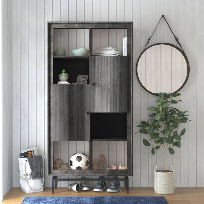 Camilo 72" High 2 Door Accent Cabinet - 35.5 x 16 x 71.5