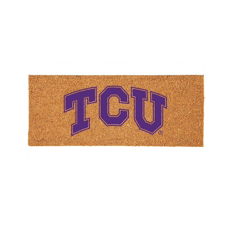Texas Christian University Full Color Indoor/Outdoor Coir Mat