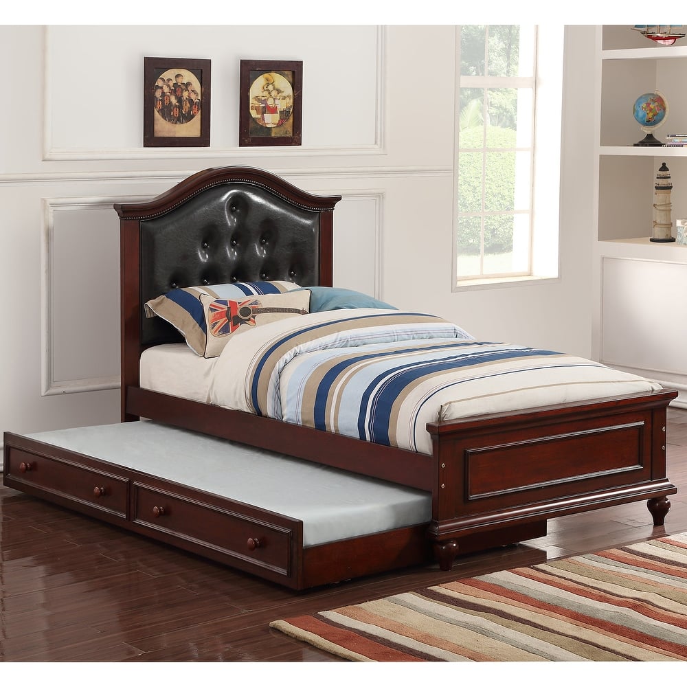 Twin Size Bed with Trundle