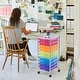 preview thumbnail 5 of 9, 10-Drawer Rolling Cart Utility Organizer with Wheels