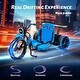 preview thumbnail 4 of 13, 24V 14Ah Ride On 3 Wheelers Go Kart for Kids, Battery Two 300W Motors