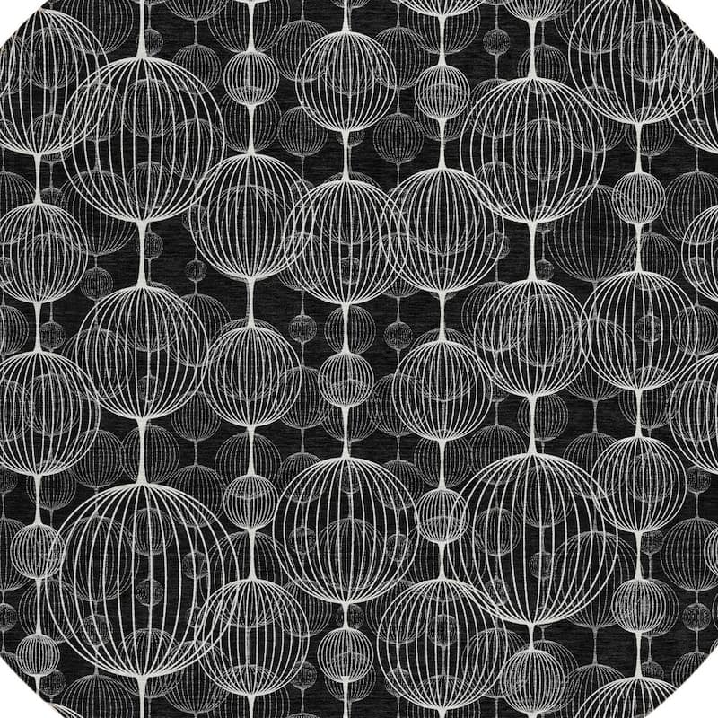 HomeRoots Geometric Transitional Rectangle Outdoor Rug