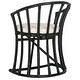 preview thumbnail 4 of 9, SAFAVIEH Bates Rattan Accent Chair - 25"W x 22"D x 31"H