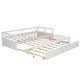 preview thumbnail 3 of 20, Merax Twin/King Expandable Sleeper Daybed with trundle