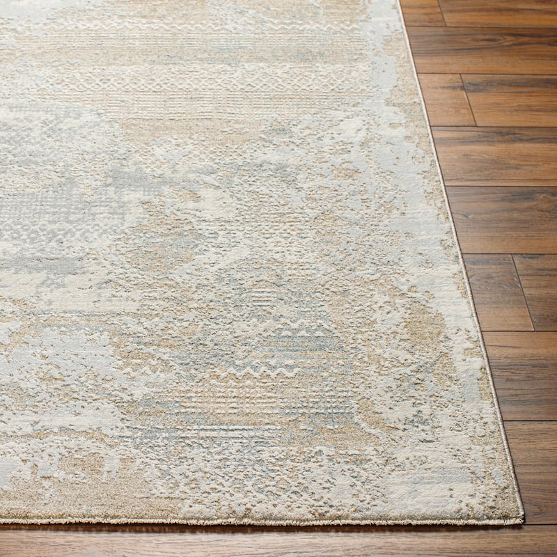 Oleander Distressed Abstract Area Rug
