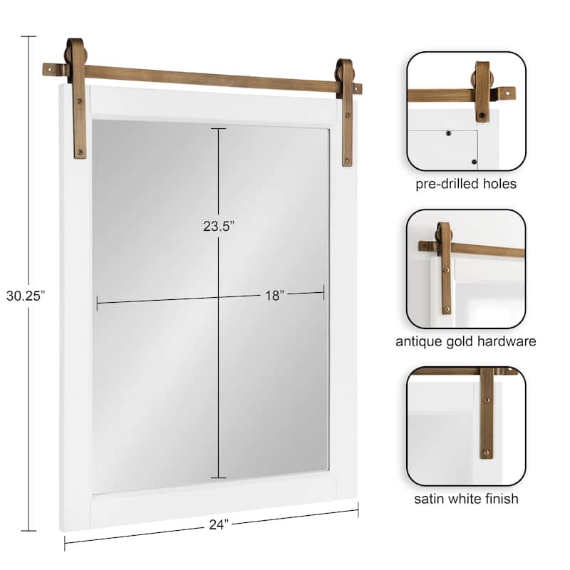 Kate and Laurel Skylan Decorative Wall Mirror