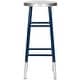 preview thumbnail 5 of 6, SAFAVIEH 30 -inch Kenzie Silver Dipped Navy / Silver Barstool - 13.5" x 13.5" x 30"
