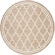 preview thumbnail 94 of 192, SAFAVIEH Amherst Norma Modern Rug 5' Round - Wheat/Beige - Round