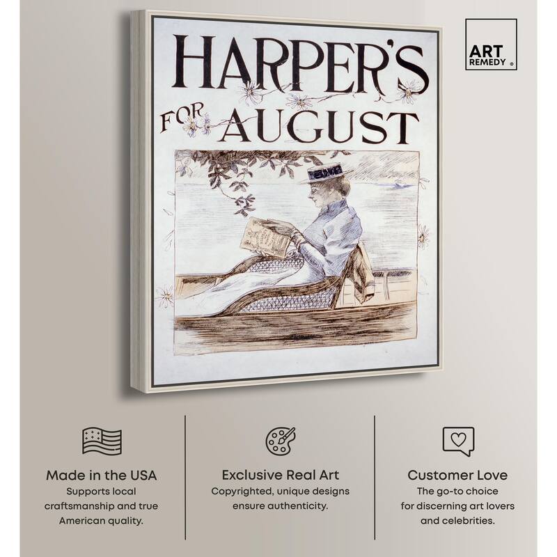 Harpers Penfield August 1892 Canvas by Art Remedy