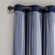 preview thumbnail 16 of 146, Lush Decor Grommet Sheer Panel Pair with Insulated Blackout Lining