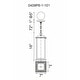 preview thumbnail 9 of 8, CWI Lighting Blackbridge 1 Light Black Outdoor Pendant
