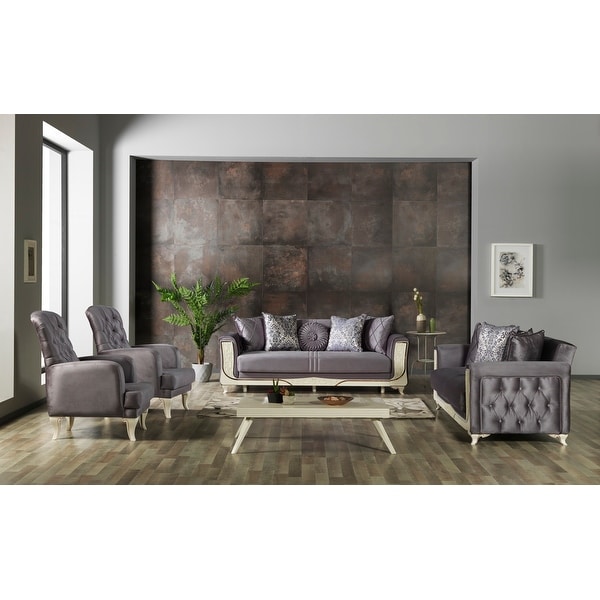 Two 3 shop seater sofas