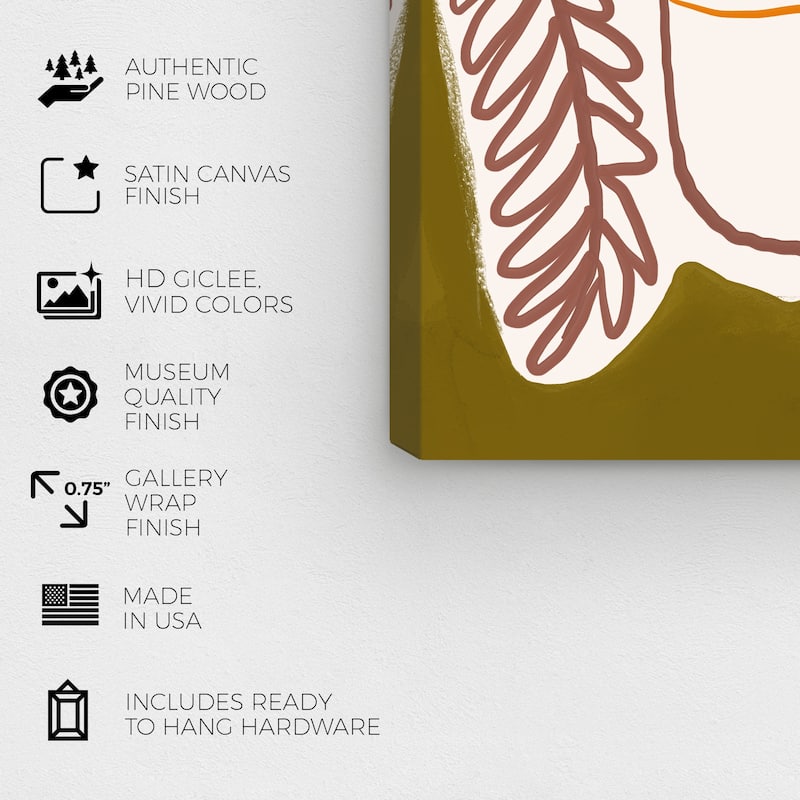 Wynwood Studio Canvas Nature and Landscape Call it Home Green and Modern & Contemporary Wall Art Canvas Print