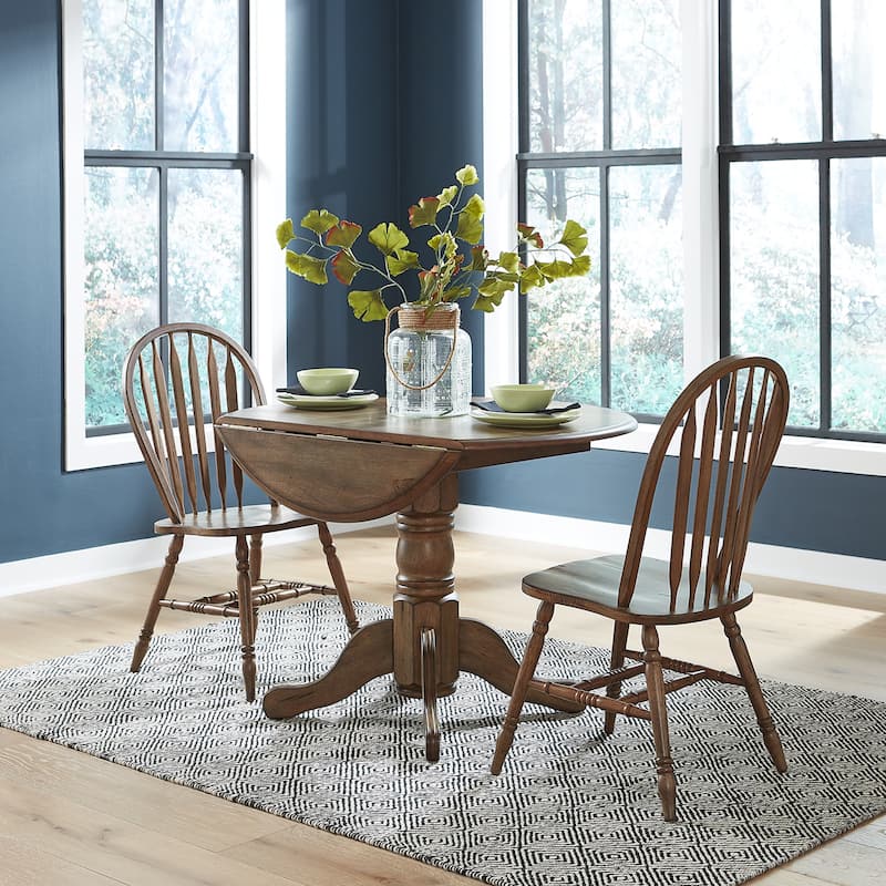 Carolina Crossing Antique Honey 3 Piece Drop Leaf Set - Antique Honey