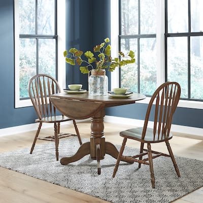 Carolina Crossing Antique Honey 3 Piece Drop Leaf Set