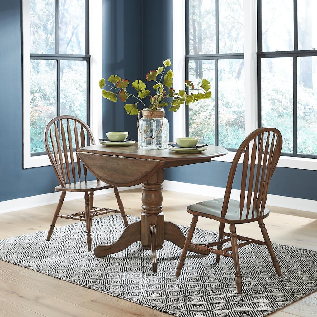 Carolina Crossing Antique Honey 3 Piece Drop Leaf Set