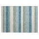 preview thumbnail 125 of 149, Machine Washable Indoor/ Outdoor Cabana Stripe Chantille Rug