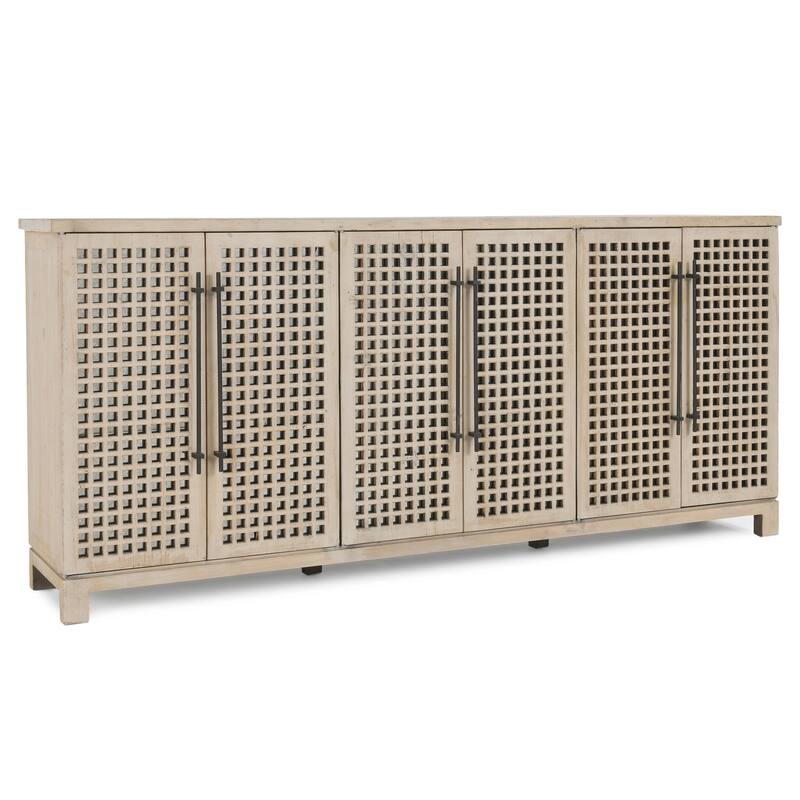 Classic Home Landon 6-Door Sideboard Buffet - 96Wx18Dx43H