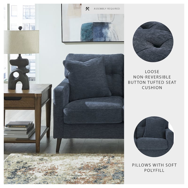 Signature Design by Ashley Bixler Loveseat - 57" W x 38" D x 37" H